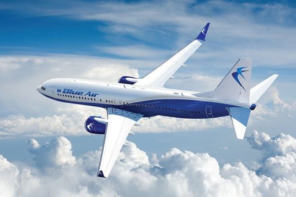 Blue Air amplía servicios entre España y Rumania